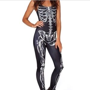BlackMilk Mechanical Skeleton Print bodysuit